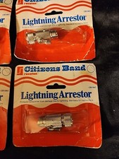 2X UHF Male Lightning Arrestor Socket Protector Kit For PL-259 Surge PL259 Plug