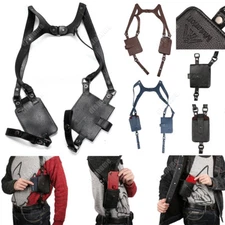 Anti-Theft Hidden Underarm Strap Wallet Pocket Holster Phone Double Shoulder Bag