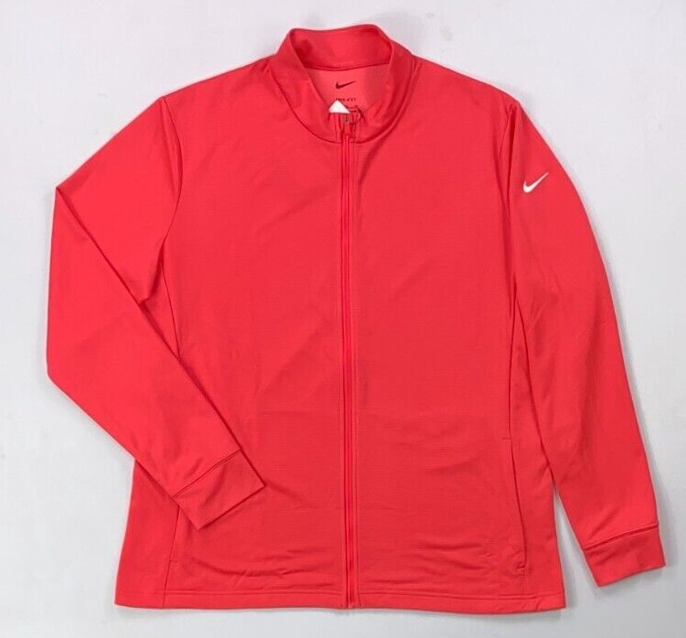 Women's Nike Golf DriFit UV Pin Dot Mesh Full Zip Lightweight