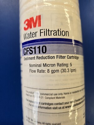 3M/CUNO  - CFS110  - REPLACEMENT FILTER CARTRIDGE - SEDIMENT REDUCTION  - NEW