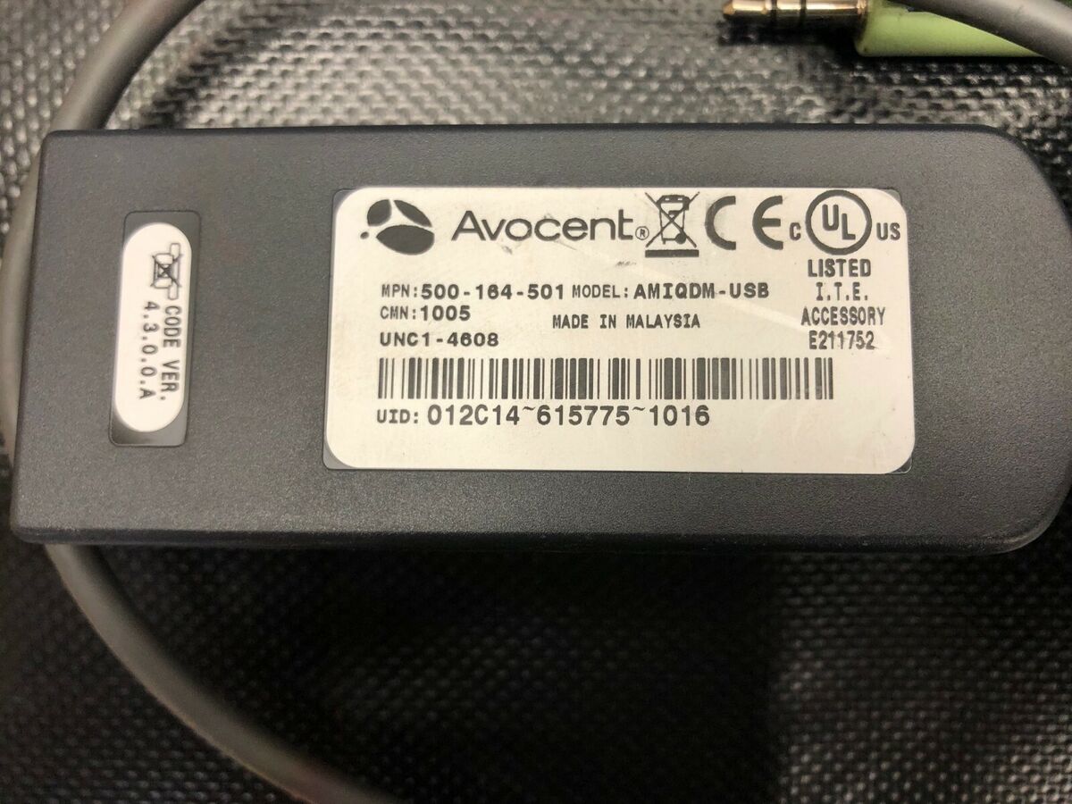 Avocent AMIQDM-USB, USB KVM Audio Serial Extender Dual Module Avocent AMIQDM-USB, USB KVM Audio Serial Extender Dual Module
