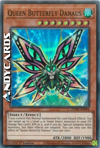 QUEEN BUTTERFLY DANAUS • (Danaus Schmetterling Königin) • Super R • PHHY EN094 • 1Ed