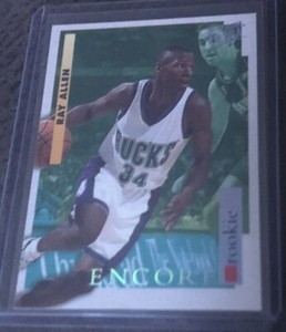 Ray Allen 1996-97 Fleer Ultra Encore Rookie #265 Milwaukee Bucks NBA