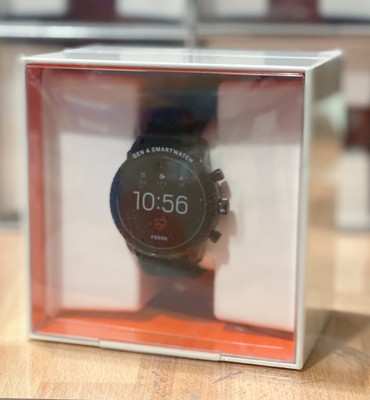 NEW Fossil Q Explorist HR Gen 4 Digital Smartwatch Stainless Steel Black FTW4018 796483408432 | eBay