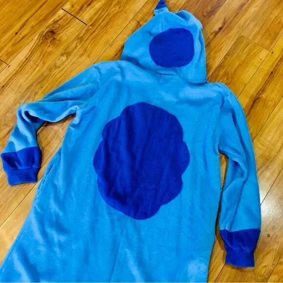 Lilo Stitch Una Pieza Mujer Talla Única Disfraz Mono Azul Polar Mameluco Grande Foto 2 de 4