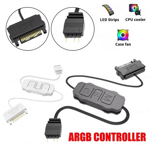 Light Strip ARGB Controller Cable Power Supply ARGB Mini Controller