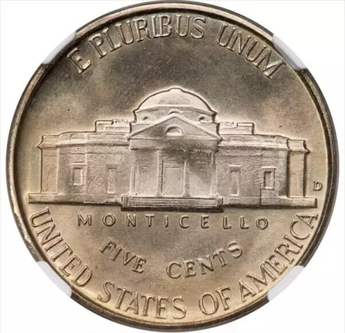 1941-D Jefferson Nickel NGC MS68FS - Picture 2 of 5