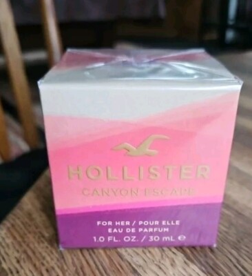 NIB Canyon Escape by Hollister Eau De Perfum For Her 1.0 OZ Sealed Pour Elle 