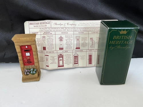 British Heritage Stevelyn & Co Ceramic Edward VII Box VG Condition 9cms With Box