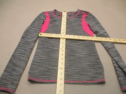 ZELLA GIRL Size M (8-10) Girls Crew Neck Long Sleeve Training Athletic Top 771 - Picture 5 of 9