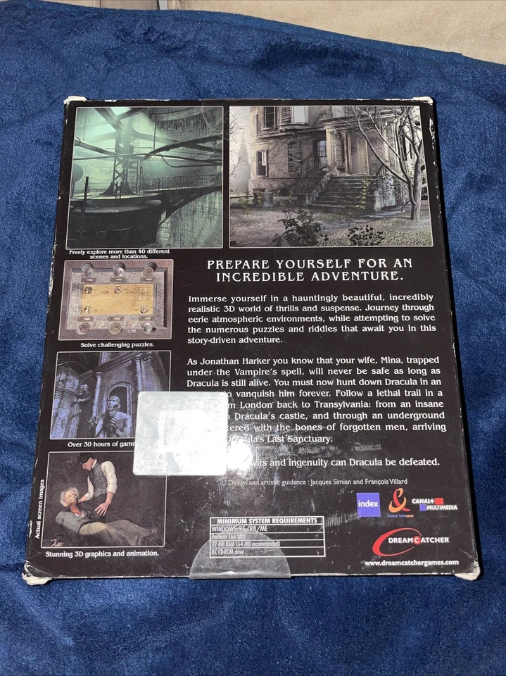 Vintage BIG BOX 2001 Dracula The Last Sanctuary Dream Catcher Horror Vampires - Image 4 of 4