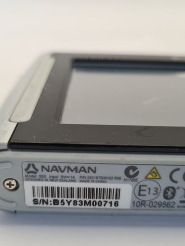 Navman Gps S50_ Smart St Navigation Black/Silver Portable Aux Mic Car Maps - Picture 5 of 8