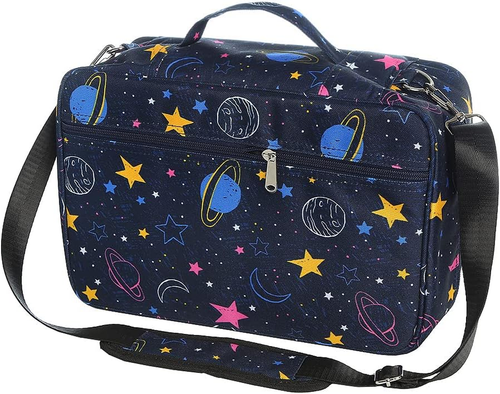 Large Capacity Pencil & Gel Pen Organizer Case – Portable with Shoulder Strap