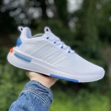 Adidas Racer TR23 Mens Running Shoe Athletic Sneaker White Trainer Footwear #055