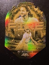 Bo Bichette 2022 Topps Fire On Fire Gold Minted Die Cut #EF-5