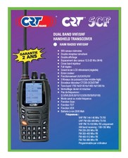 CRT 5 CF DUAL BAND TRUE DUAL RECEIVE H/H VHF & UHF & WIDEBAND RX RADIO
