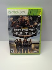 Cabela's Big Game Hunter Pro Hunts (Microsoft Xbox 360) GIOCO + CUSTODIA BEL DISCO 