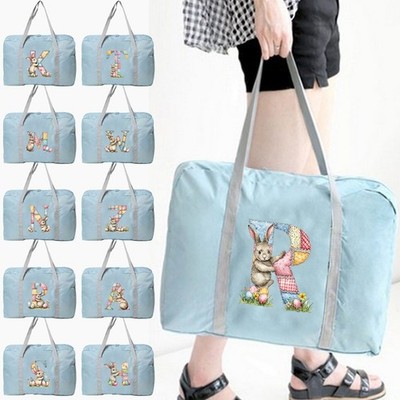 Druck Ostern Brief Kunst mehrere Taschen faltbare Reisetasche Gepäck für Tagesausflug