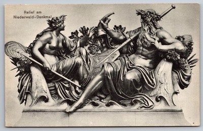 AK Relief am Niederwald-Denkmal 
