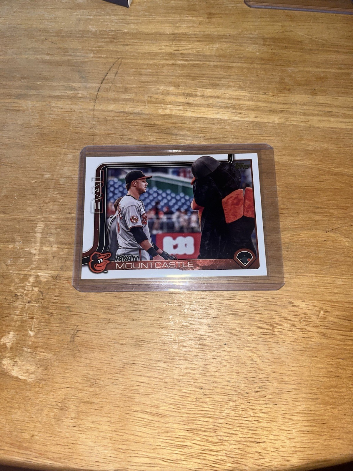 2025 Topps Series 1 - Ryan Mountcastle #107 Golden Mirror Image Variation