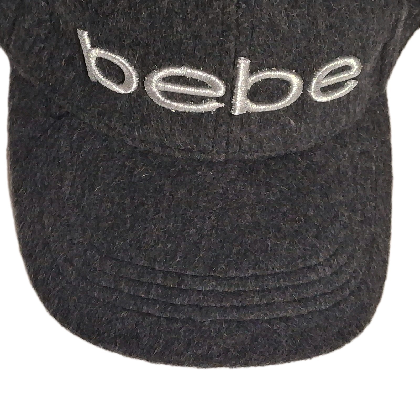 Bebe Adjustable Hat Cap Solid Charcoal Gray One S… - image 3