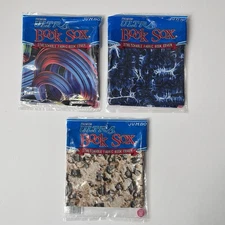 New Set Of 3 Jumbo Premium Ultra Book Sox Stretchable Fabric Book Covers School