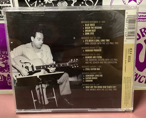 20th Century Masters: The Best Of Les Paul- The Millennium Collection SIGNED CD - Picture 4 of 4