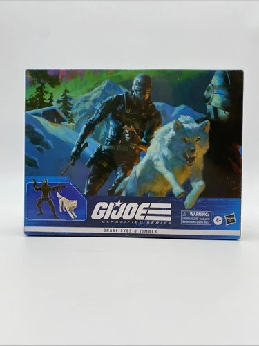 Hasbro GI Joe Classified Series 52 Snake Eyes and Timber 6"  Action Figure