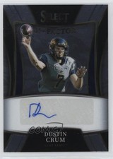 2022 Panini Select Draft Picks X-Factor Signatures Dustin Crum #X-DCR Auto 19ek