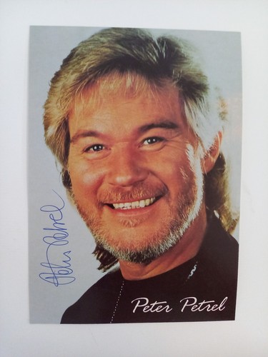 Peter Petrel -  - original Autogramm - ca. 15x10cm - Autogrammkarte