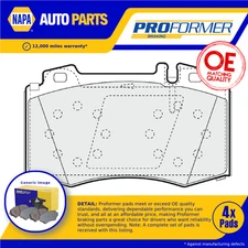 Brake Pads Set fits MERCEDES ML350 W163 3.7 Front 02 to 05 Proformer New