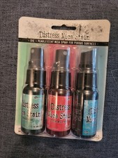 Tim Holtz Distress Mica Stain 1oz-Christmas - 3 Pack