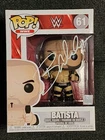 Funko POP! WWE 61 BATISTA Vinyl Figure AUTOGRAPHED signed Dave Bautista