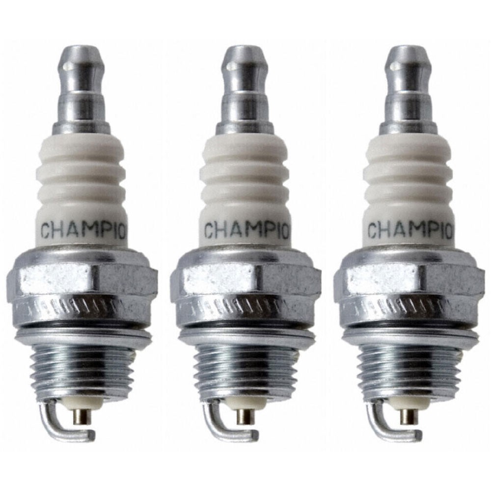 Champion Spark Plug 853 3pk Copper Plus 14mm 9.5mm Small Engine Non-Resistor