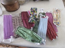 Handmade Face Mask 100 Cotton Thick Lot  Multi-Prints 12