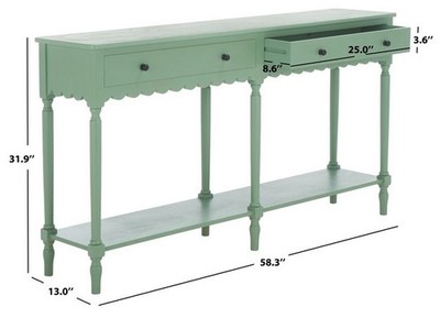 Safavieh HAVEN 2DRW LG CONSOLE, Reduced Price 4172700211 CNS5739D