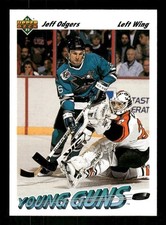 Jeff Odgers 1991-92 Upper Deck #597 RC San Jose Sharks NM