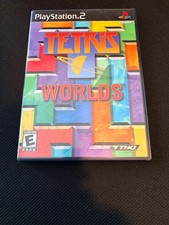 Tetris Worlds Black Label (Sony PlayStation 2, 2002) Cib W/ Manual Tested