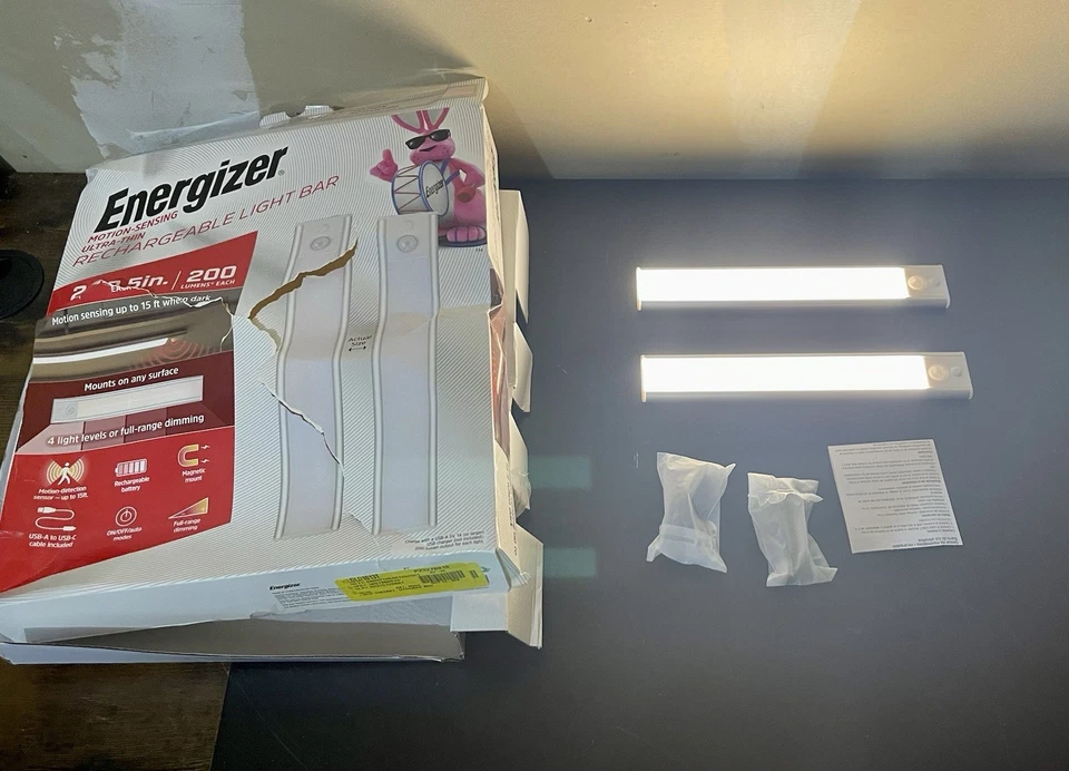 ENERGIZER-Light Bars-NEW-Motion Sensing LED Rechargeable Light Bar, 2 Pack - Image 3 of 4