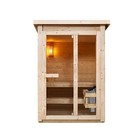 Sanotechnik HELSINKI Außensauna für 2-3 Personen Sauna 150x150x200 cm