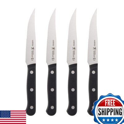 Henckels Solution Razor-Sharp Steak Knife Set Of 4 German Engineered Informed