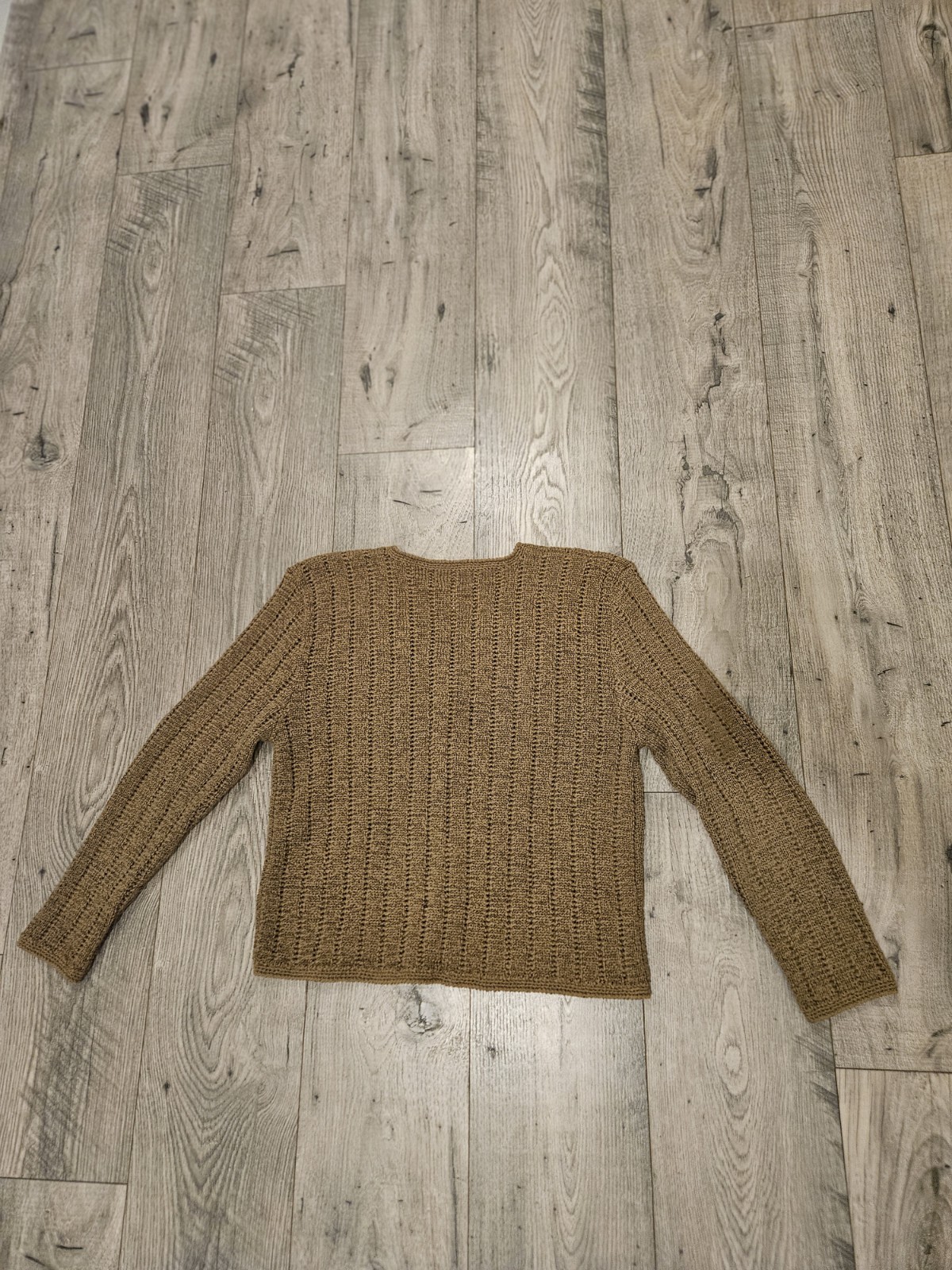 Pendleton Olive Green Crochet Button Down Women's… - image 7