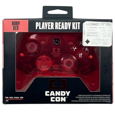 Candy Con Ruby Red Wireless Bluetooth Controller   Nintendo Switch & PC   New