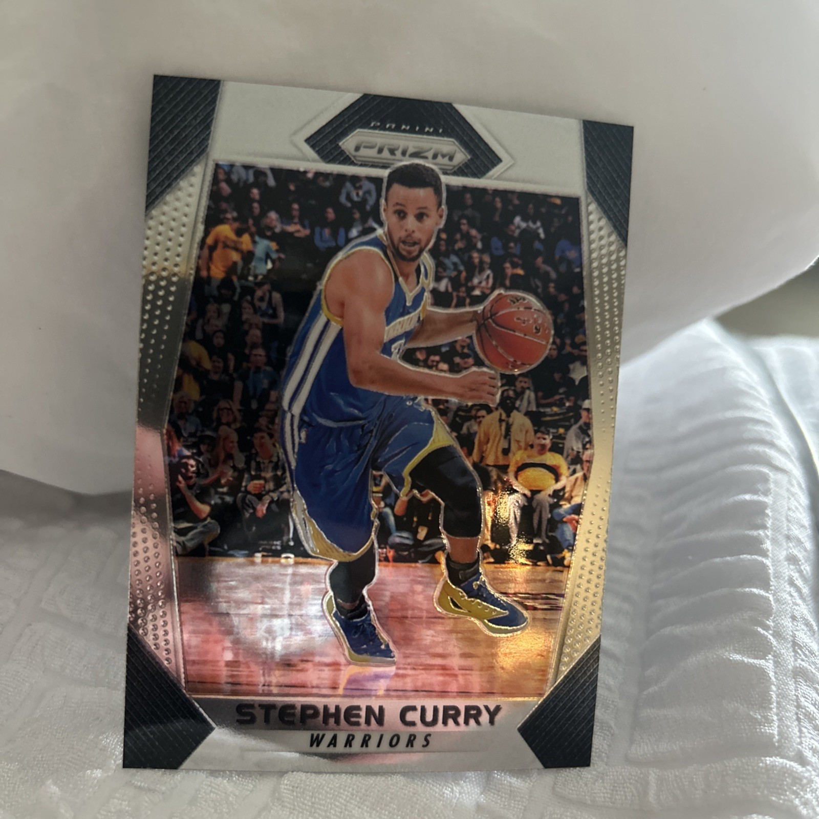 2017-18 Panini Prizm Stephen Curry Silver Prizm #41 Golden State Warriors