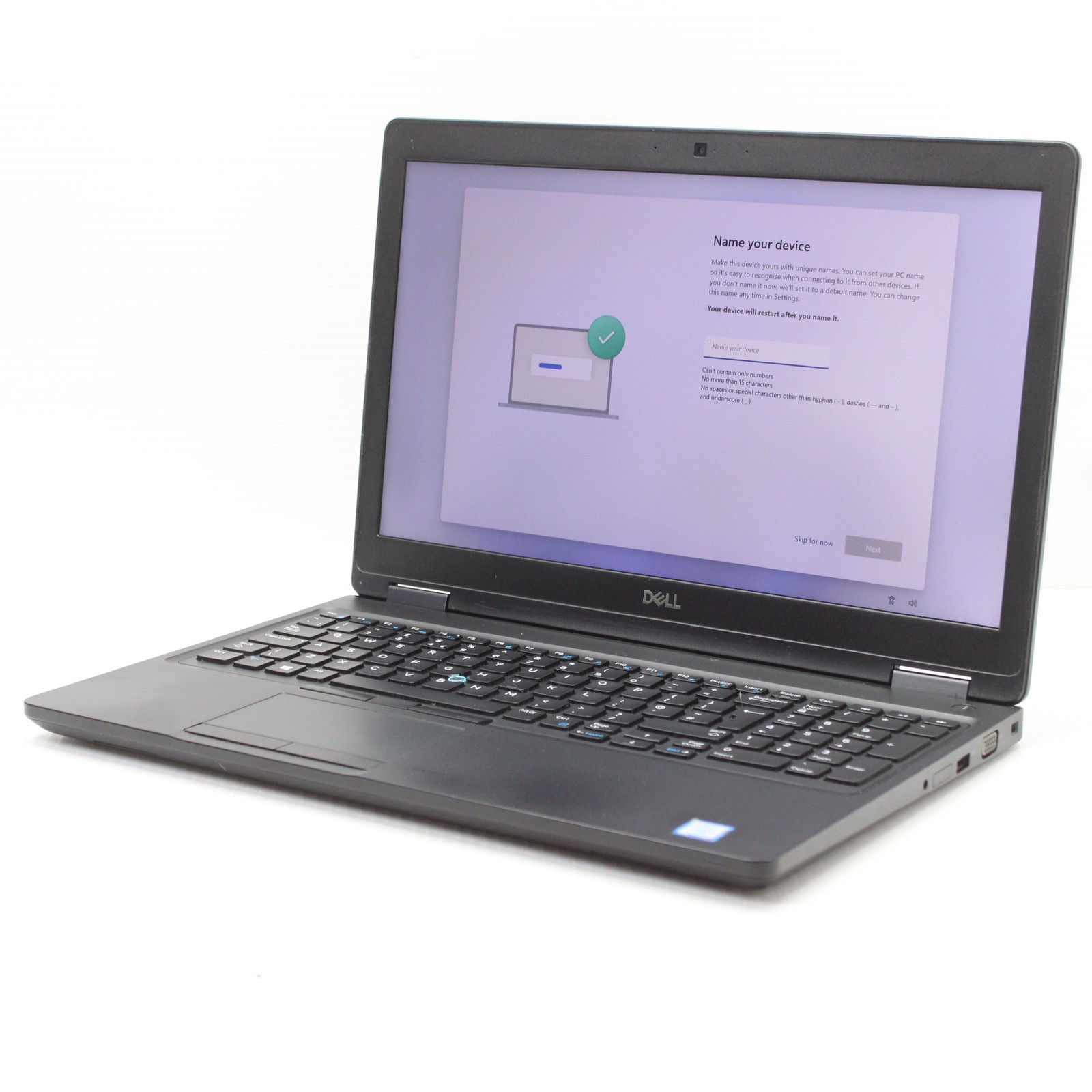 Dell Precision Intel  i7 Windows 11 Laptop 15.6 35030 8850H 32GB RAM 512GB SSD