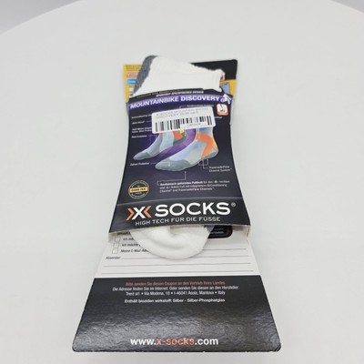 X-Bionic X-Socks Mountainbike Discovery weiß 35 - 38 Fahrradsocken Sportsocken