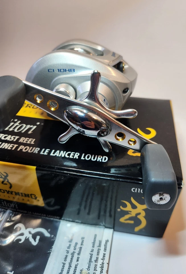 Nuevo Carrete Browning Pesca Citori Baitcast CI10HB Cebo para Mano Derecha Cast Bass Pro Foto 4 de 4
