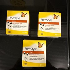 Freestyle Lite Diabetic Blood Glucose Test Strips 300 Exp 1/31/2028