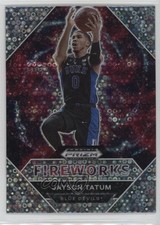 2021-22 Panini Prizm Draft Picks Fireworks Circles Prizm Jayson Tatum #19 0c2