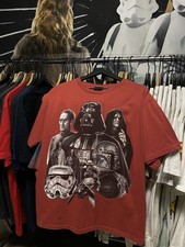 Vintage 90  s Star Wars Movie T-Shirt Vtg Darth Vader Tee Large